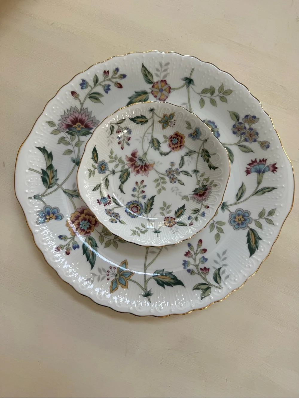 2 piece Party Serving/Chip & Dip Set Buckingham andrea by SADEK